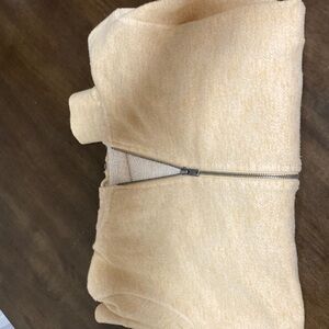 Roxy Cream Zip-Up Hoodie